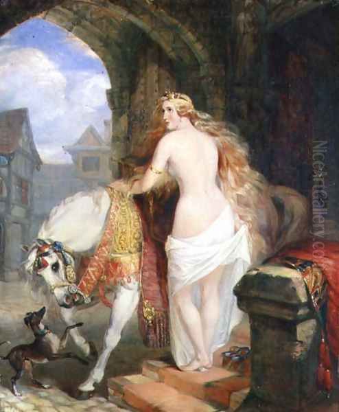 Lady Godiva, 1850 - view 1
