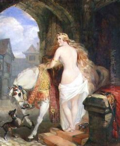 Lady Godiva, 1850 by Marshall Claxton