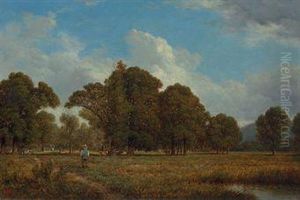 A Farm On The Genessee River by David Johnson