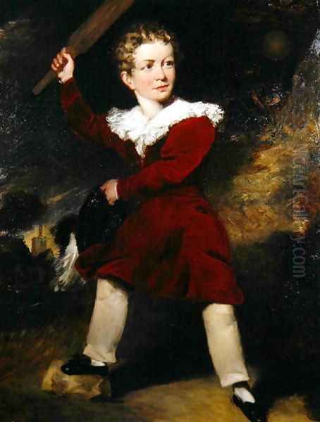 The Young Cricketer - view 1