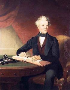 Portrait of Dr James Mitchell, 1854 by Marshall Claxton