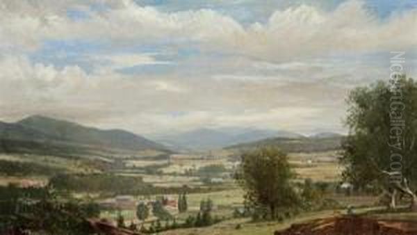 Figure Before An Expansive Countryside - view 1