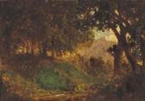 Autumn Landscape by David Johnson