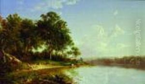 Afternoon Along The Banks Of A River Afternoon Along The Banks Of A River