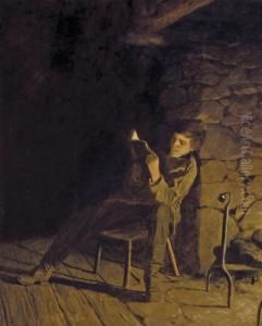 The Boy Lincoln by Eastman Johnson