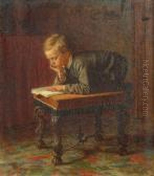 Reading Boy - view 1