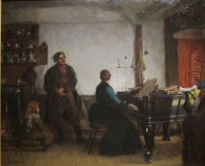 Play Me A Tune by Eastman Johnson