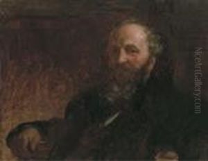 Portrait Of James G. Wilson by Eastman Johnson