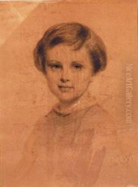 Portrait Of Eugene Leutze As A Child - view 1