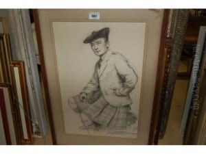 Portrait Of A Scotsman by Ernest Borough Johnson