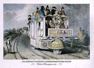 Dr Church's London and Birmingham Steam Coach, 1833 (2) by John Cooke