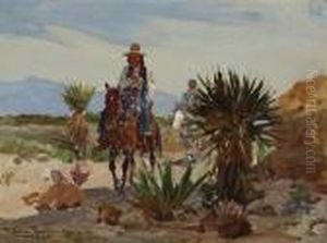Indians On Horseback by Frank Johnson