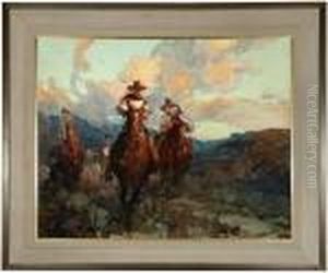 Cowboy Race by Frank Johnson