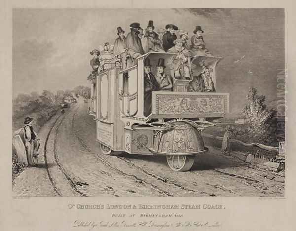 Dr Church's London and Birmingham Steam Coach, 1833 - view 1