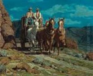 The Stage Coach by Frank Johnson