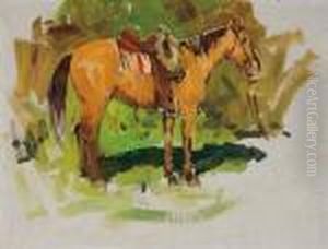 Orange Horse by Frank Johnson