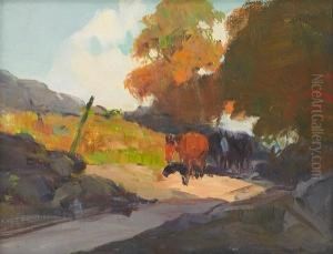 Horses On A Trail