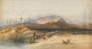 The Parthenon From Phalerum Bay by Harry John Johnson