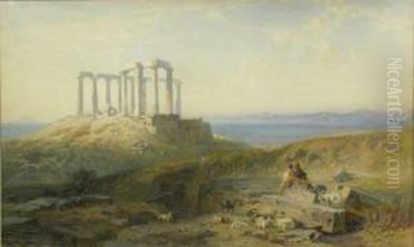 Temple Of Minerva, Cape Colonna' - view 1