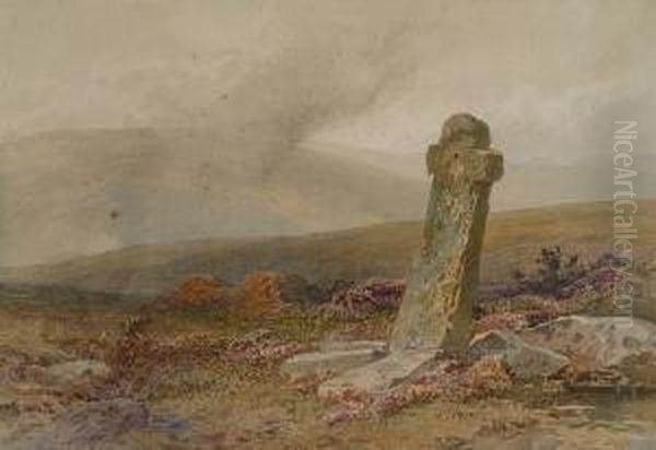 Stone Cross At Chagford, Dartmoor - view 1