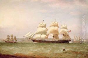 The Medium Clipper, 'John Lidget', off Greenock, 1862 by William Clark