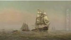 Calling For A Pilot Off A New England Coast by Johnson, Marshall