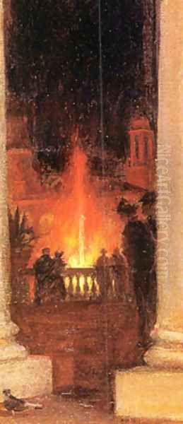 Courtney Electric Fountain World S Columbian Exposition - view 1