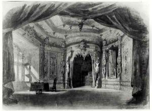Stage Set for 'Don Giovanni' by Charles Antoine Cambon