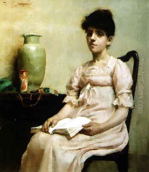 Lady Reading - view 1