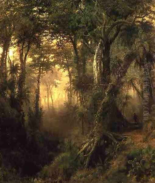 A Hunter in the Cuban Jungle, Sunrise, 1869 - view 1