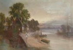 By The Water's Edge At Twilight