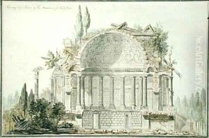 Design for a Ruined Mausoleum for the Prince of Wales by Sir William Chambers