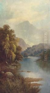 Mountainous River Landscapes by Sidney Yates Johnson