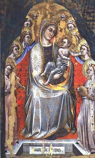 Madonna and Child Enthroned with Angels - view 1