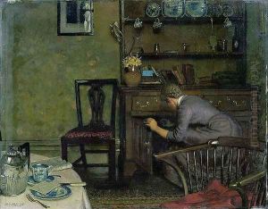 The Bachelor's Breakfast Table, 1885 by Joseph Benwell Clark