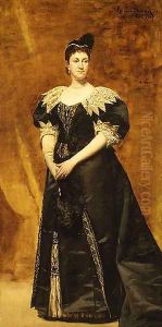 Mrs. William Astor (Caroline Webster Schermerhorn) 1890 by Carolus Duran Charles Emile