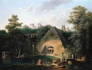 The Pyramid at the Chateau de Maupertuis