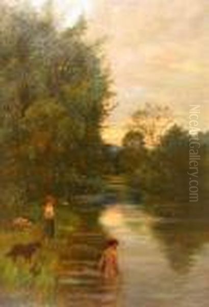 Swimming At Dusk - view 1