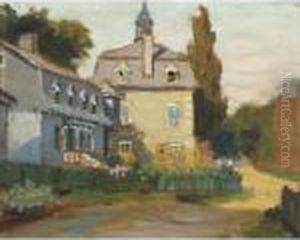 House And Garden by John Young Johnstone