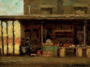 Bonsecour Market, Montreal by John Young Johnstone