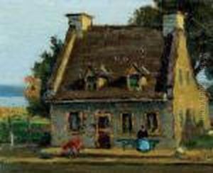 Old Chateau, Chateau Richer by John Young Johnstone