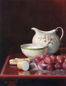 Still Life with Berries, Sugar and Cream Pitcher
