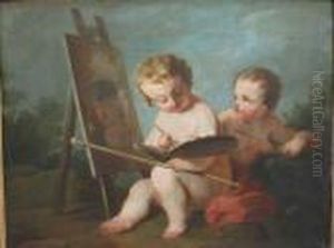 Allegorie De La Peinture by Nicolas Rene Jollain