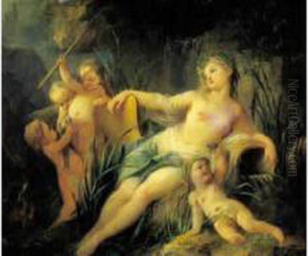 Naiade Et Putti. - view 1