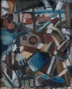 Abstrakt Komposition by John Jon-And