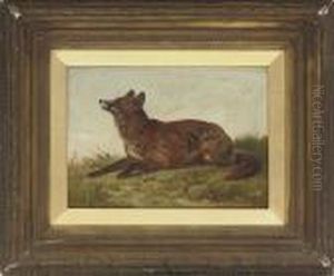 A Fox In A Landscape by Charles Jones