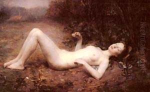 A Nude With a Mandolin A Nude With a Mandolin