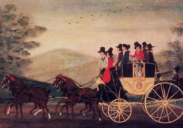 The Sudbury, Hedingham and Braintree Stagecoach, c.1813 - view 1
