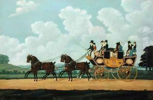 J. and W. Chaplin's Dover-London Stage on the Road by John Cordrey