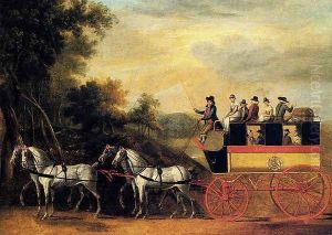 The London and Taunton Omnibus on the Open Road by John Cordrey